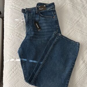 Express High Rise Blue Jeans